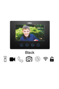 Wire Video Door Phone with Integrate Mobile App Technology - BLACK