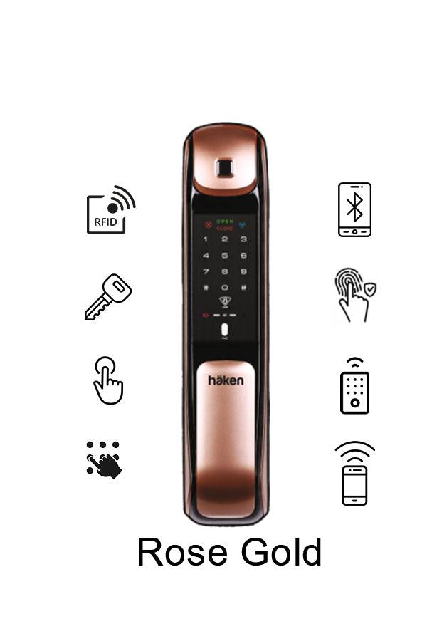 Push-Pull Lock 6 Way  (HDL-PP74) - ROSE GOLD