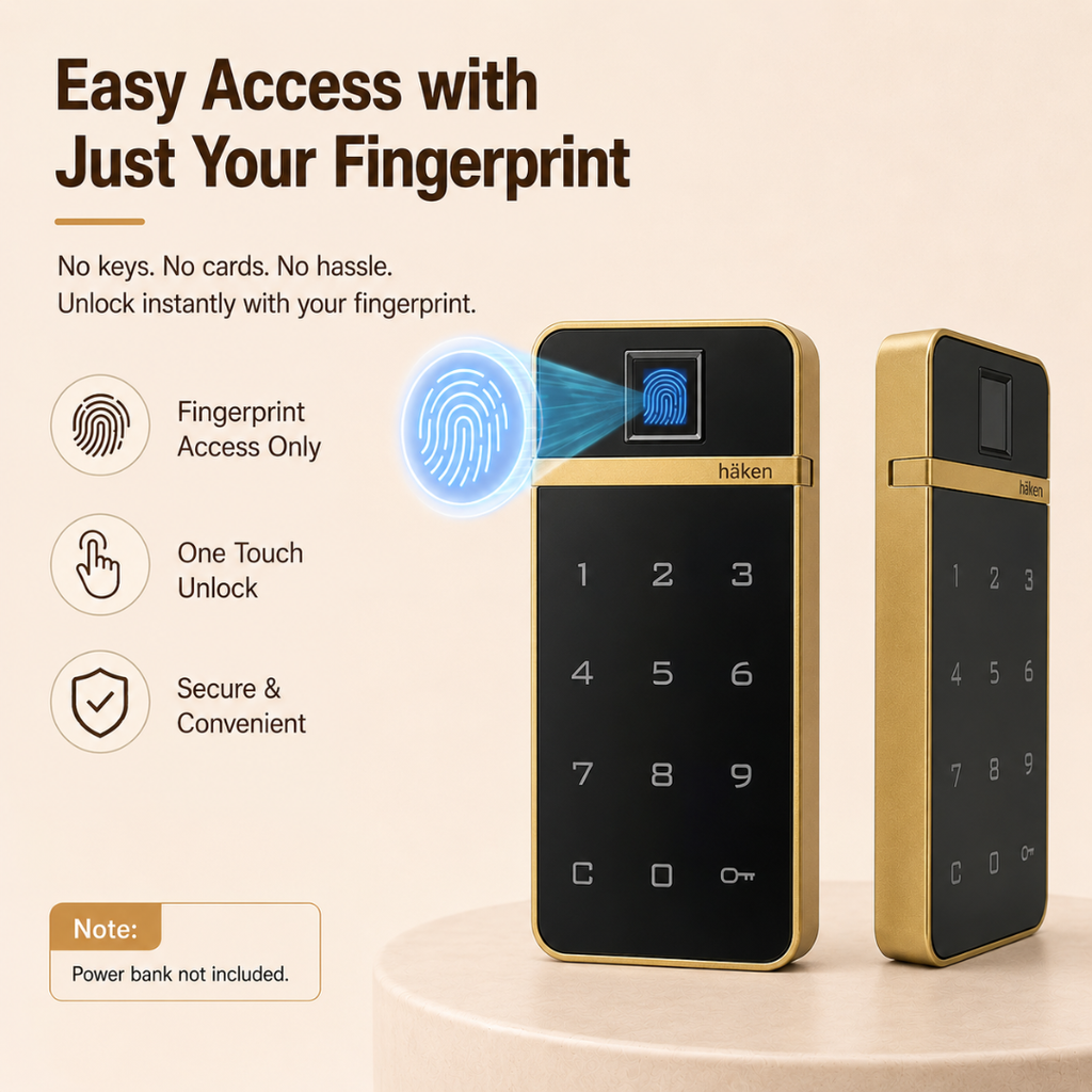 Digital Furniture Smart Lock (CLARA) Gold