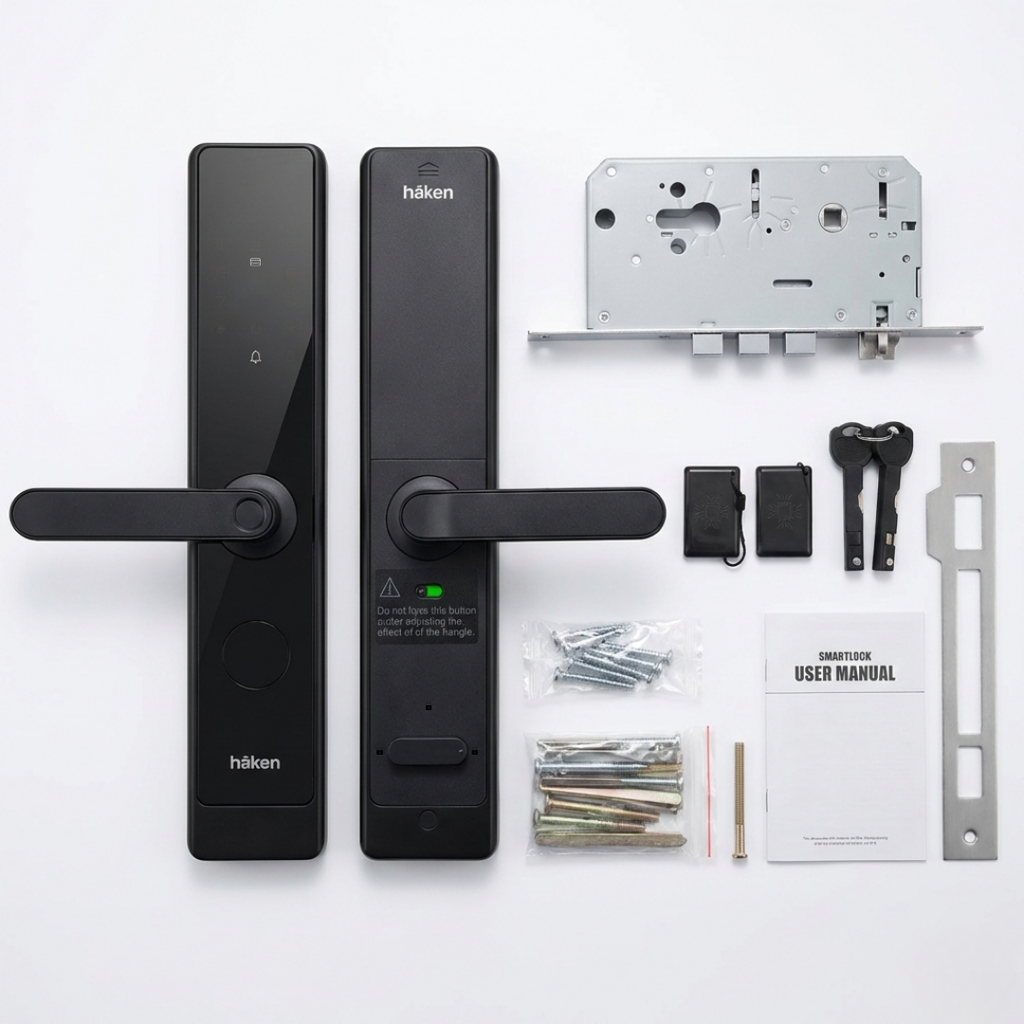 Mortise Lock 5 Way (HDL-M61) - MATT BLACK