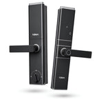 HDLE-ARYA Smart Mortise Door Lock (Black)| 5-Way Access | Fingerprint, RFID Card, Touch Pad, Mechanical Key & WiFi App