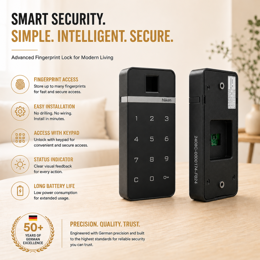 Digital Furniture Smart Lock (CLARA) Silver