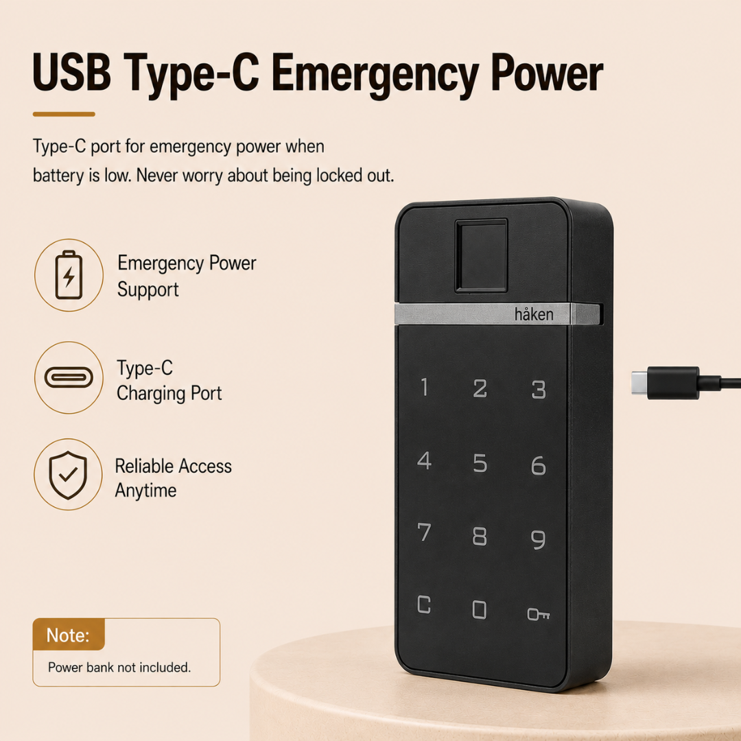 Digital Furniture Smart Lock (CLARA) Silver