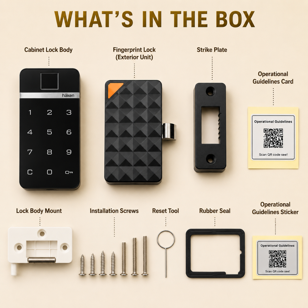 Digital Furniture Smart Lock (CLARA) Silver