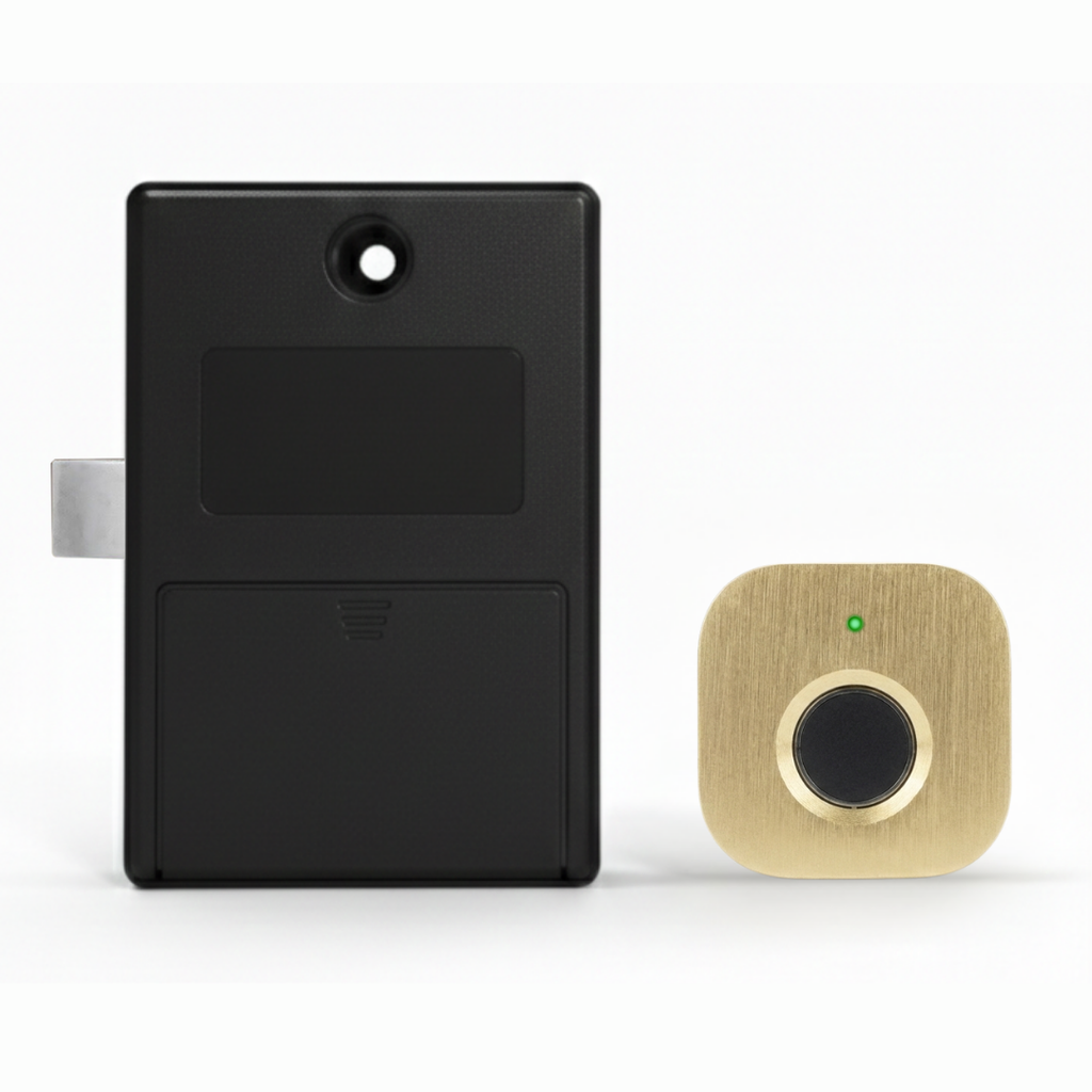 Digital Furniture Smart Locks (Clove) Gold