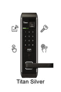 Mortise Lock 4 Way (HDL-M41) - TITAN SILVER