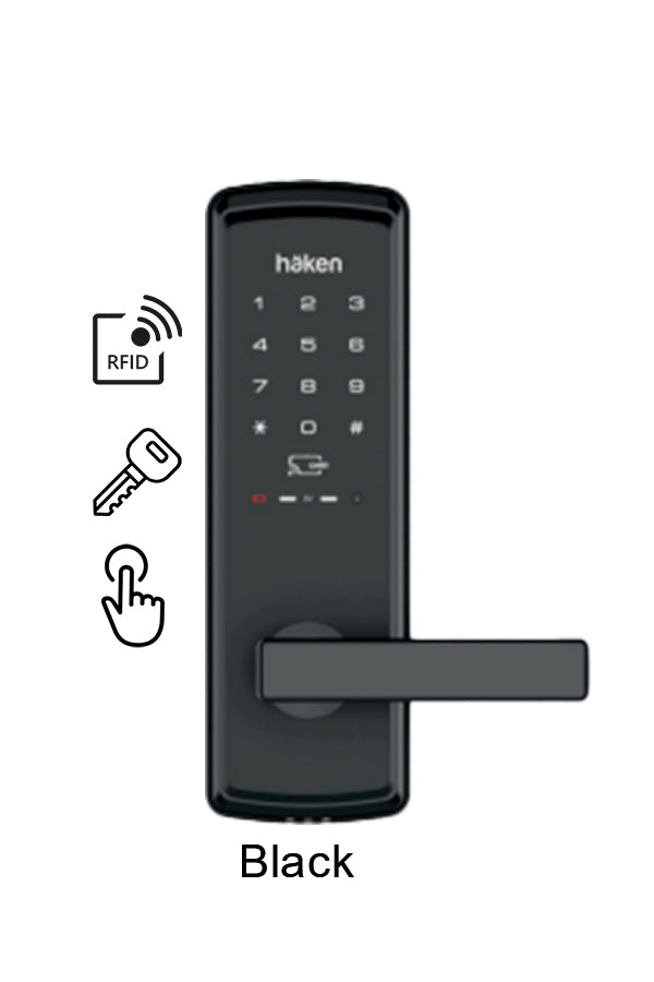 Mortise Lock 3 Way (HDL-M34) - BLACK