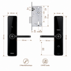 Mortise Lock (HDLE-REVVO) - BLACK