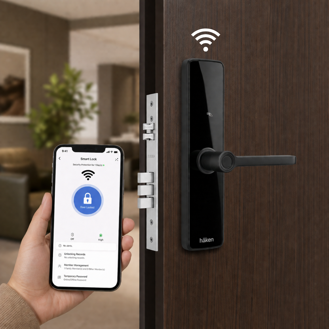 Mortise Lock (HDLE-REVVO) - BLACK