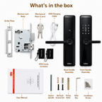 Mortise Lock (HDLE-REVVO) - BLACK