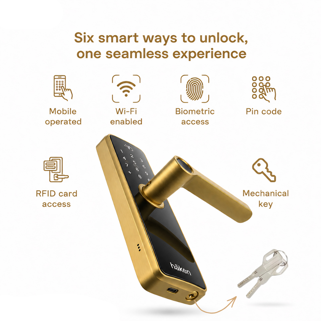 Mortise Lock (HDLE-REVVO) - MATT GOLD
