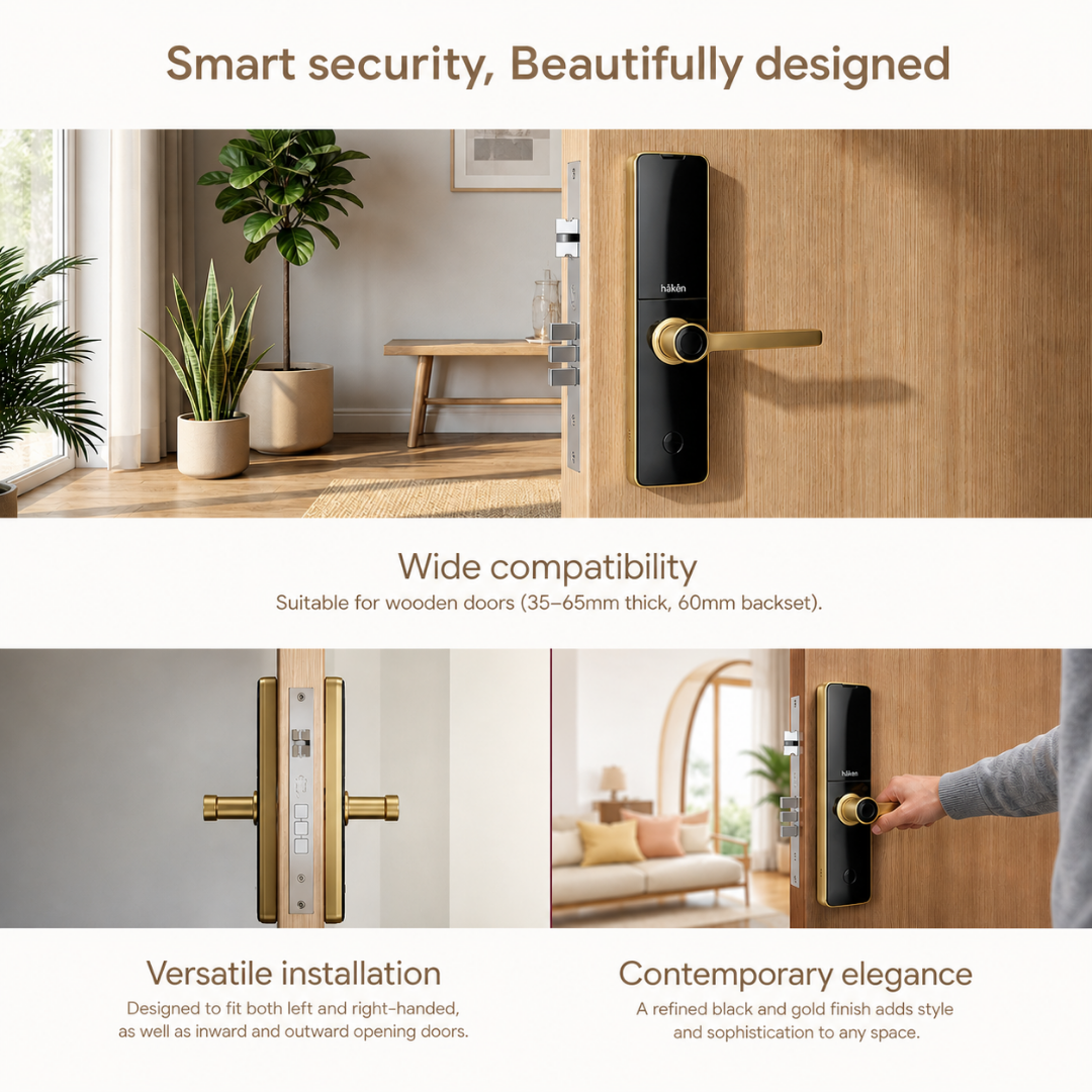 Mortise Lock (HDLE-REVVO) - MATT GOLD