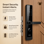 Mortise Lock 5 Way (HDL-M61) - MATT BLACK