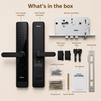 Mortise Lock 5 Way (HDL-M61) - MATT BLACK