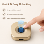 Digital Furniture Smart Lock (CANDY) - Matt Gold