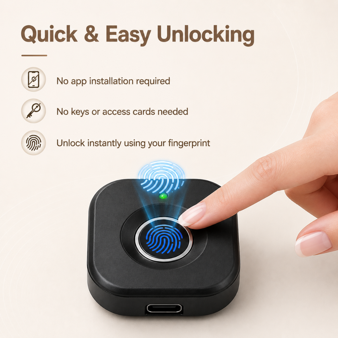 Digital Furniture Smart Lock (CANDY) - BLACK