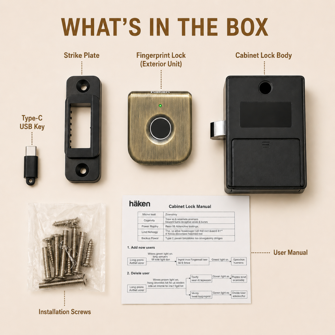 Digital Furniture Smart Lock (FLEX) - AB