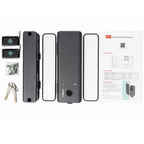 RIM Locks for Glass Door 5 Way (HDLE-RG51) - DARK GREY