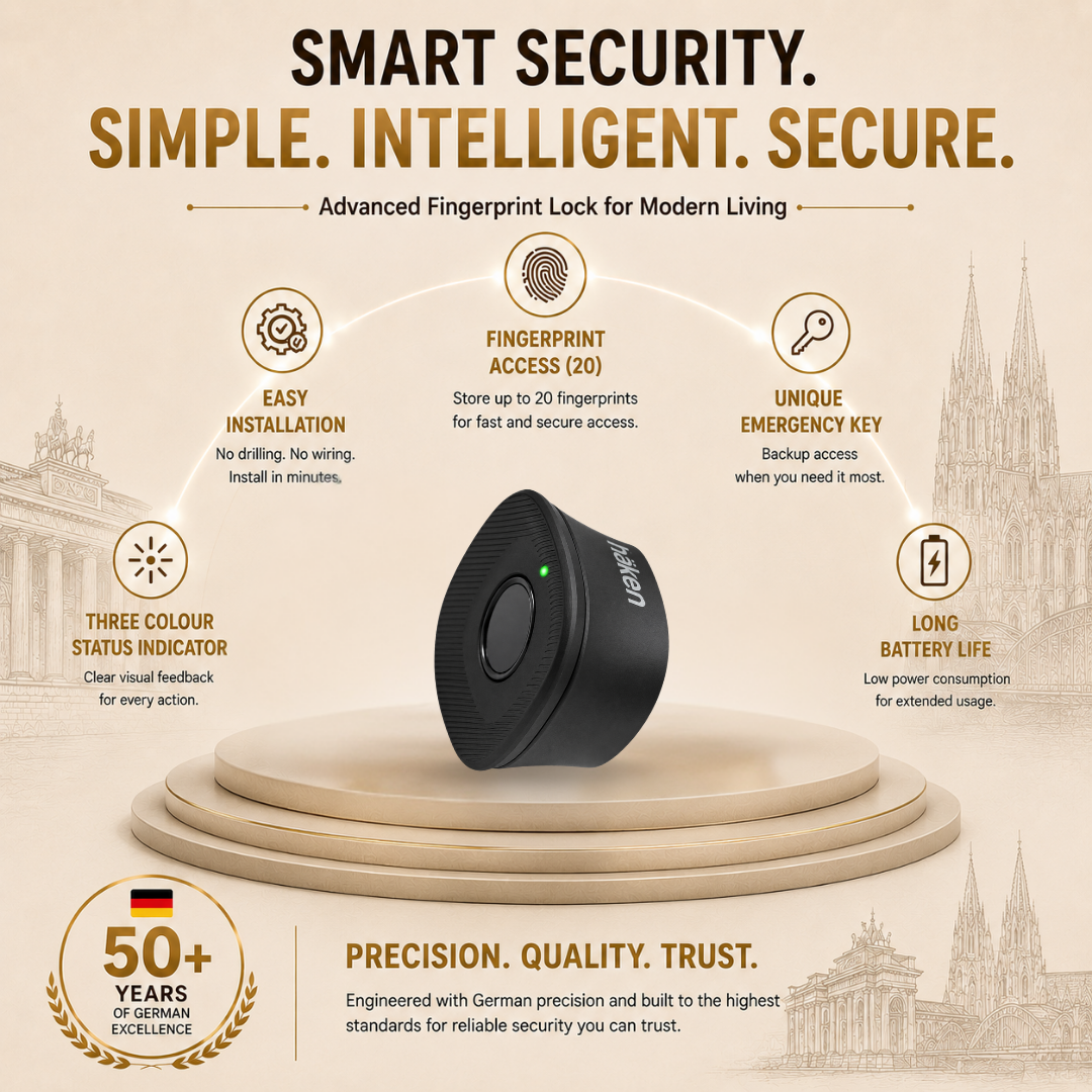 Digital Furniture Smart Lock (CLIP) - Black