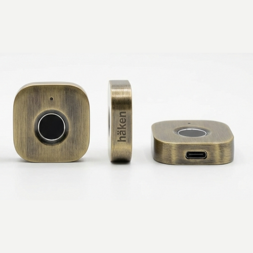 Clove Digital Fingerprint Lock | Secure Biometric Furniture Lock for Cabinets & Drawers | USB Backup Support | Zinc Alloy Body | AB