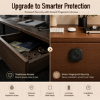 Digital Furniture Smart Lock (CLIP) - Black