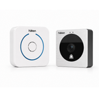 WiFi Video Door Bell Camera | 2.4G WiFi Smart Door Phone | Motion Sensing & Night Vision | App-Based Mobile Access & Intercom | Remote Unlock Support | White