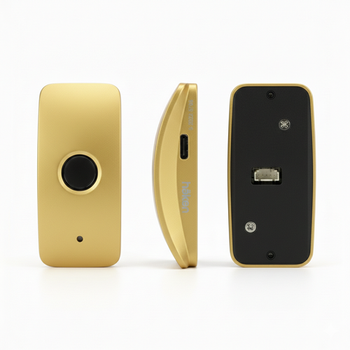 Digital Furniture Smart Lock (CURVY) - GOLD