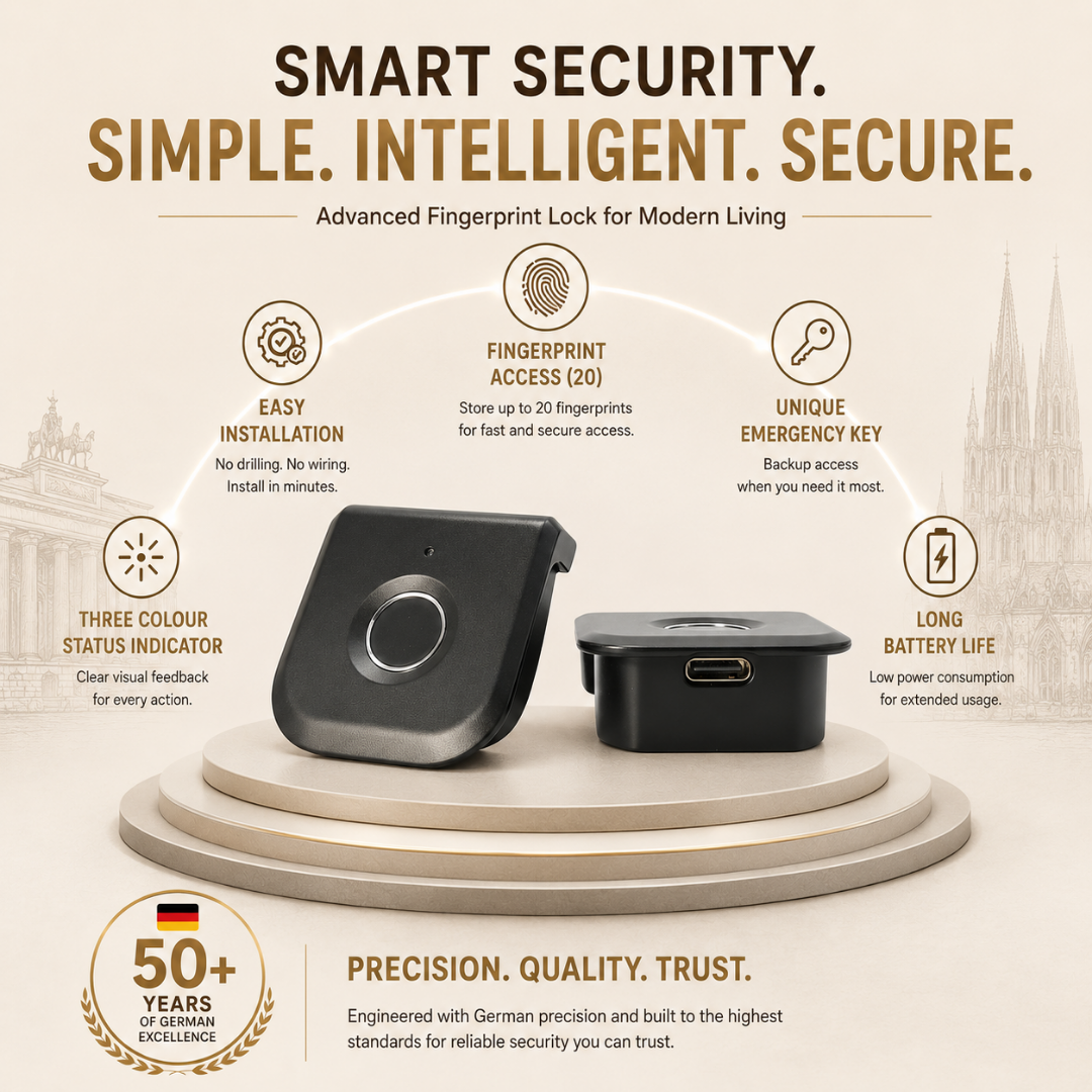 Digital Furniture Smart Lock (FLEX) - BLACK