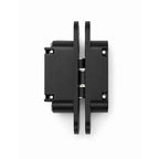 Cemom Estetic 80A Concealed Door Hinge | 80kg Load Capacity | 3D Adjustable Hinge for Wooden, Steel & Aluminum Doors | 180° Opening | Irish Black | Irish Black