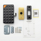 Digital Furniture Smart Lock (CURVY) - GOLD