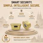 Digital Furniture Smart Lock (CLIP) - Gold