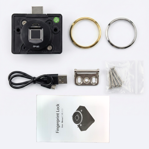 Digital Furniture Smart Fingerprint Lock (Codak) Silver