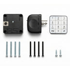 Keypad Lock with Password Access for Swing & Sliding Doors | Digital Furniture Lock | Auto Locking | Low Battery Indicator | Black