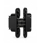 Cemom Estetic 80A Concealed Door Hinge | 80kg Load Capacity | 3D Adjustable Hinge for Wooden, Steel & Aluminum Doors | 180° Opening | Irish Black | Irish Black