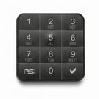Keypad Lock with Password Access for Swing & Sliding Doors | Digital Furniture Lock | Auto Locking | Low Battery Indicator | Black