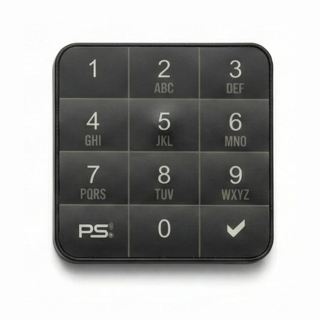 Keypad Lock with Password Access for Swing & Sliding Doors | Digital Furniture Lock | Auto Locking | Low Battery Indicator | Black