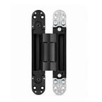 Cemom Estetic 150A Concealed Door Hinge | 150kg Load Capacity | Heavy Duty 3D Adjustable Hinge for Wooden, Steel & Aluminum Doors | 180° Opening | Irish Black