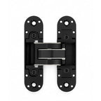 Cemom Estetic 80A Concealed Door Hinge | 80kg Load Capacity | 3D Adjustable Hinge for Wooden, Steel & Aluminum Doors | 180° Opening | Irish Black | Irish Black