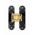 Cemom Estetic 80A Concealed Door Hinge | 80kg Load Capacity | 3D Adjustable Hinge for Wooden, Steel & Aluminum Doors | 180° Opening | Irish Black | Roman Bronze
