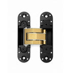 Cemom Estetic 80A Concealed Door Hinge | 80kg Load Capacity | 3D Adjustable Hinge for Wooden, Steel & Aluminum Doors | 180° Opening | Irish Black | Roman Bronze