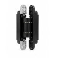 Cemom Estetic 150A Concealed Door Hinge | 150kg Load Capacity | Heavy Duty 3D Adjustable Hinge for Wooden, Steel & Aluminum Doors | 180° Opening | Irish Black