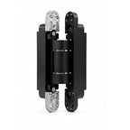 Cemom Estetic 150A Concealed Door Hinge | 150kg Load Capacity | Heavy Duty 3D Adjustable Hinge for Wooden, Steel & Aluminum Doors | 180° Opening | Irish Black
