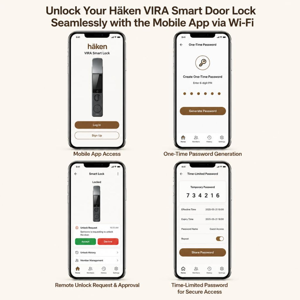 Push Pull Lock 6 Way (HDL-Vira X Facial) Matt Grey