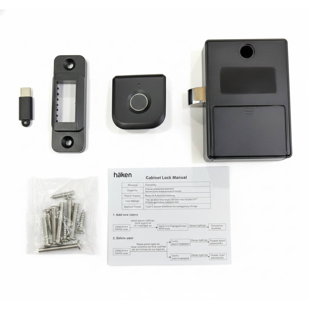 Digital Furniture Smart Lock (FLEX) - BLACK