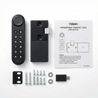 Digital Furniture Smart Lock (Emperor) Vertical Black