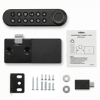 Digital Furniture Smart Lock (Emperor) Horizontal Black