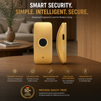 Digital Furniture Smart Lock (CURVY) - GOLD