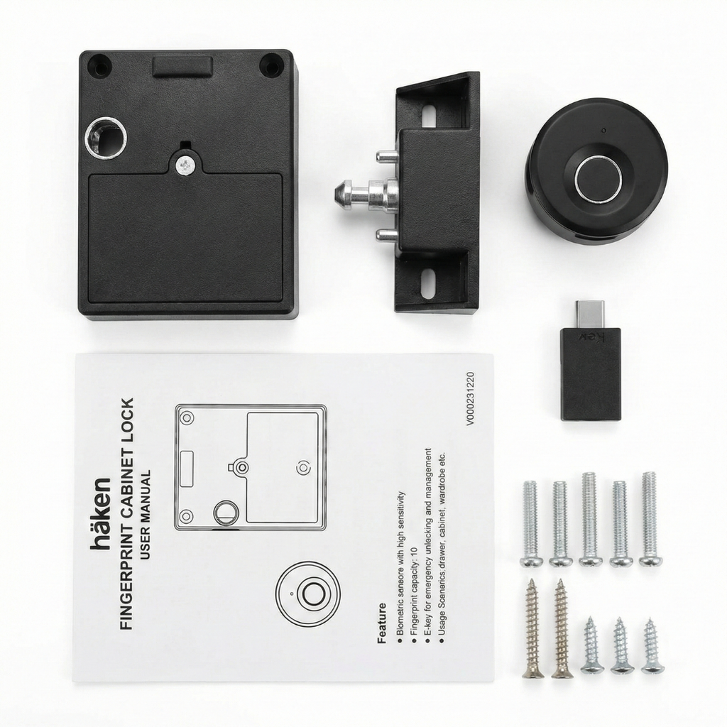 Digital Furniture Smart Lock (KNOB) - BLACK