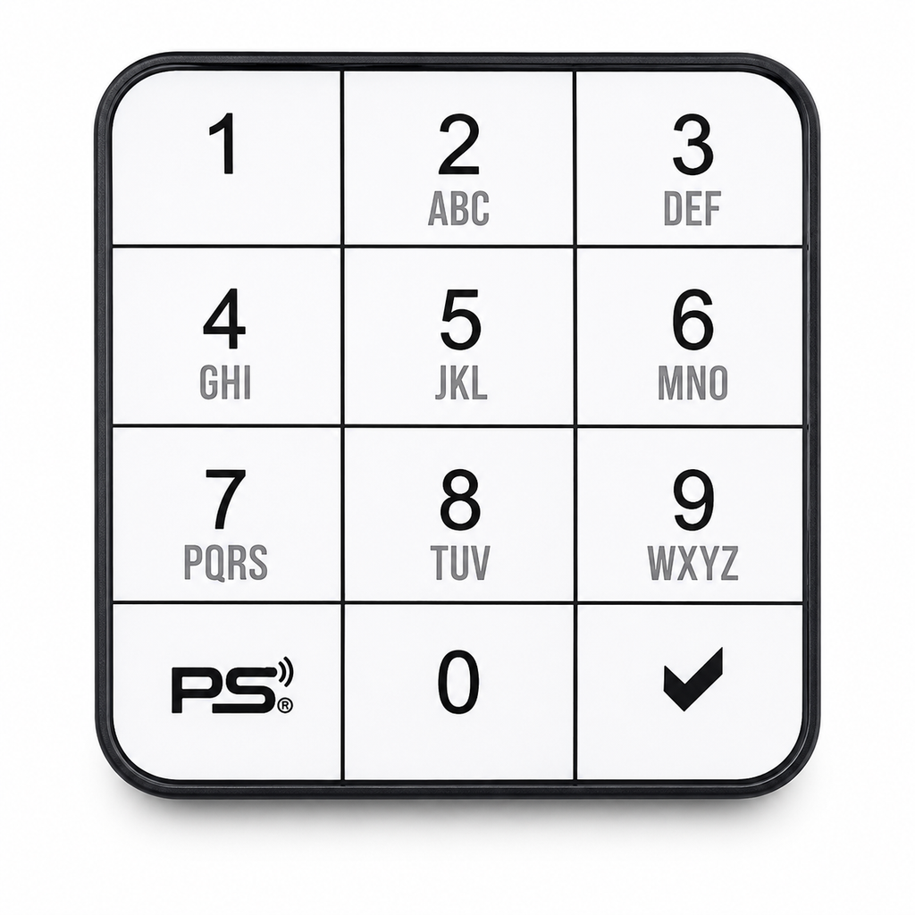 Keypad Lock with Password Access for Swing & Sliding Doors | Digital Furniture Lock | Auto Locking | Low Battery Indicator | White