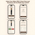 Push Pull Lock 6 Way (HDL-Vira X Facial) Matt Gold
